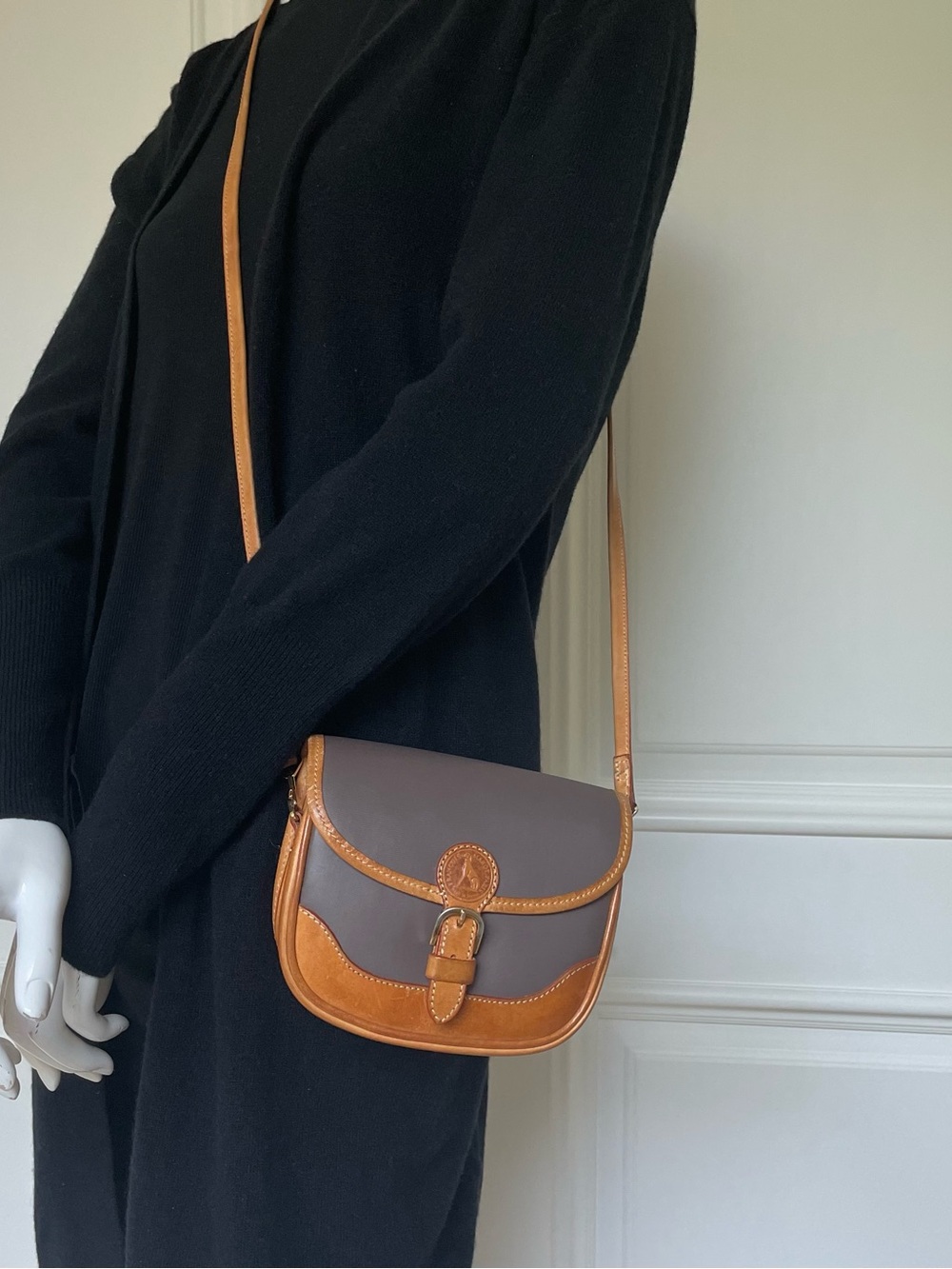 Francois Marot Paris Made in France Leather Crossbody Bag